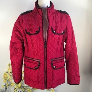 Urban Republic red quilted jacket